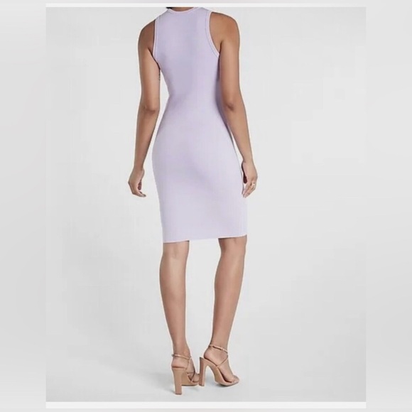 EXPRESS Lilac Body Con Dress - Size XL - Picture 2 of 4